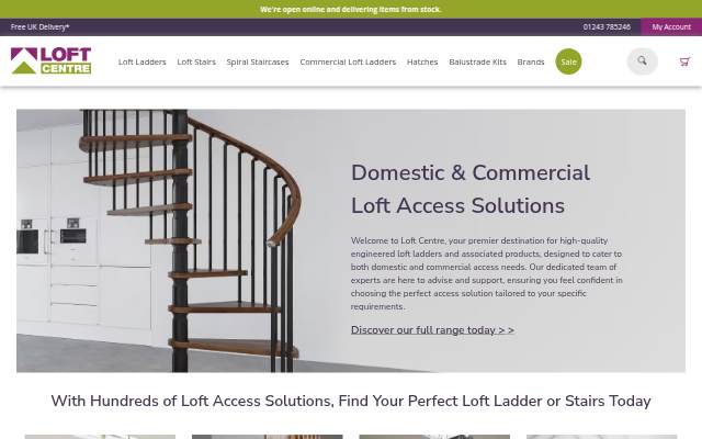 Loft Centre storefront