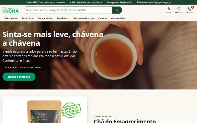 Lojinha do Chá storefront