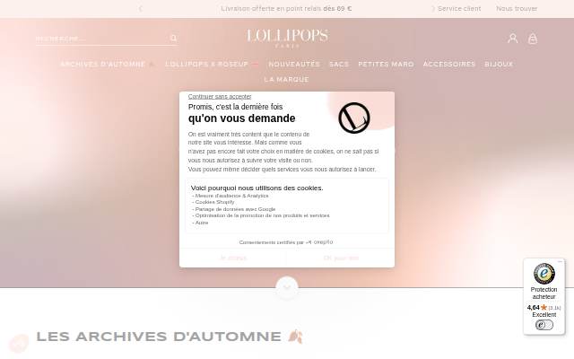 Startseite von Lollipops Paris