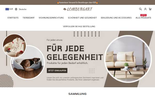 LOMBURGART storefront