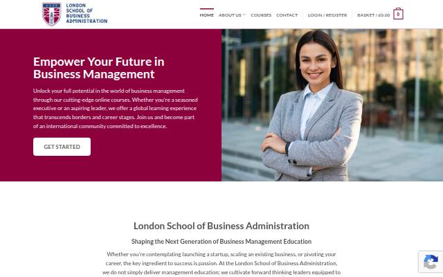 London School of Business Administration storefront