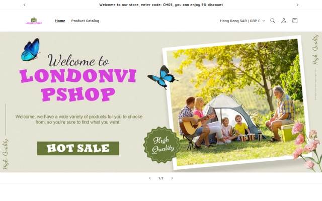 londonvipshop storefront