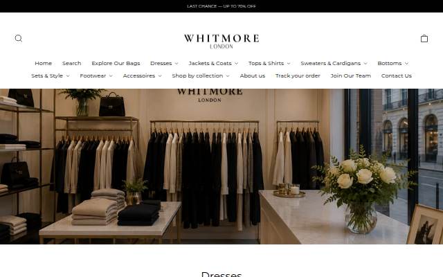 Whitmore London storefront