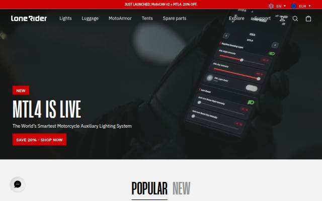 Lone Rider storefront