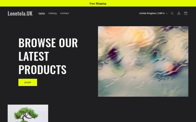 Lonetela.UK storefront