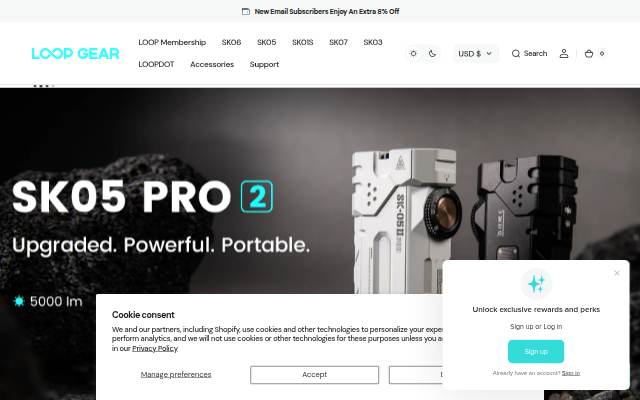 LOOPGEAR storefront