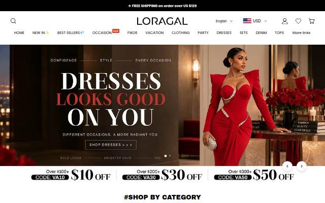 Loragal storefront
