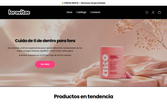 Loravitae storefront