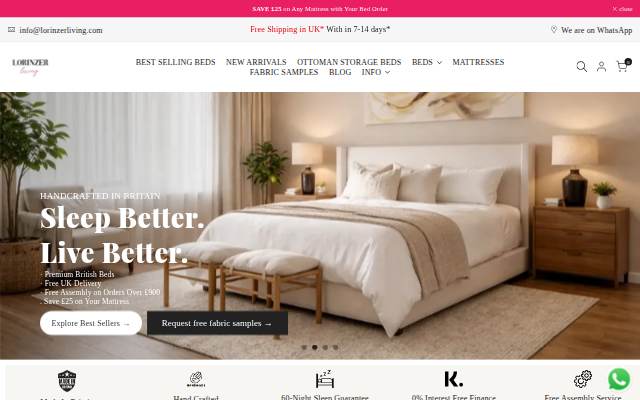 Lorinzer Living storefront
