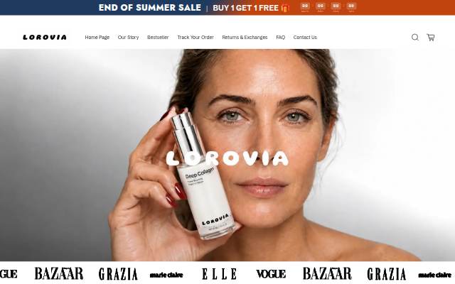 Lorovia storefront