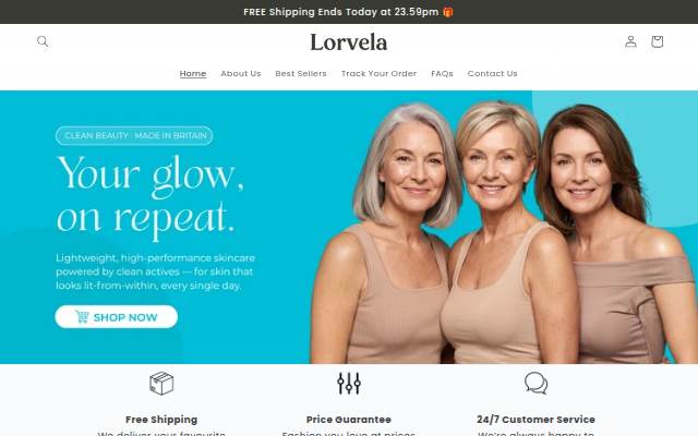 Lorvela storefront