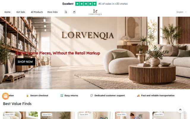 LORVENQIA storefront
