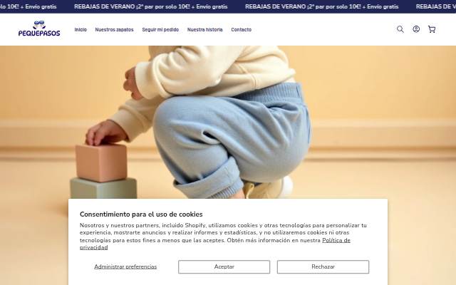 Pequepasos storefront