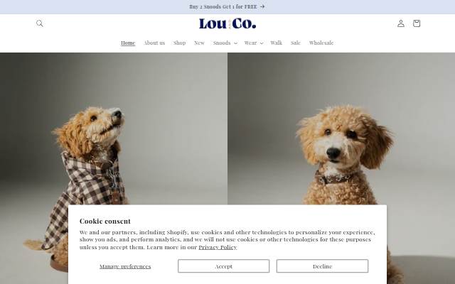 Lou and co. storefront