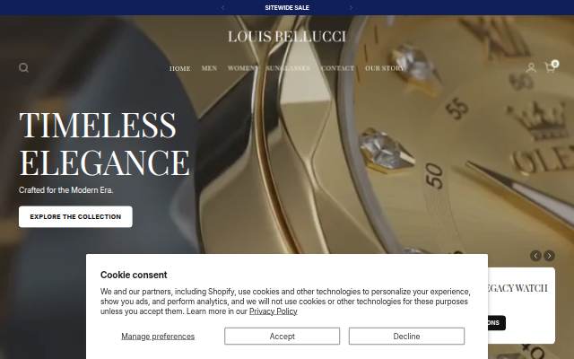 Louis Bellucci storefront