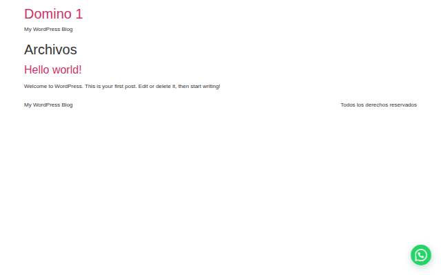 Domino 1 storefront