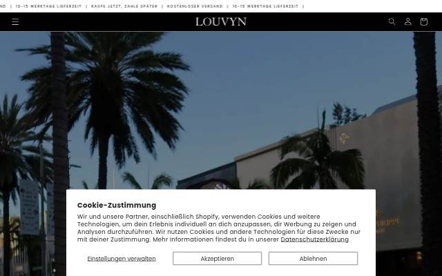 Startseite von Louvyn 2.0