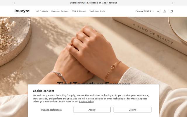 Louvyra storefront