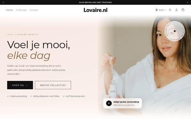 Startseite von Lovaire