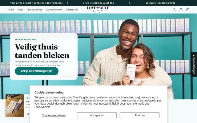 love2smile.nl storefront