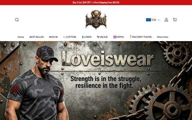 Loveiswear storefront