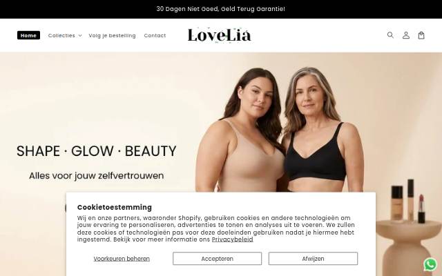Lovelia.nl storefront