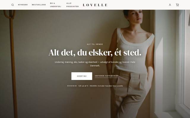Lovelle storefront