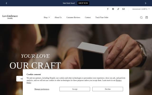 LovEmbrace storefront