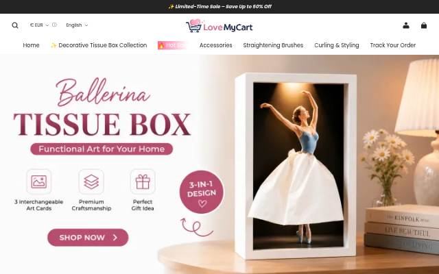 Lovemycart storefront