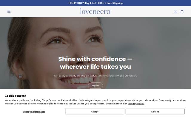Loveneera storefront