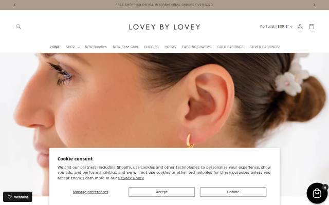 LOVEY BY LOVEY storefront