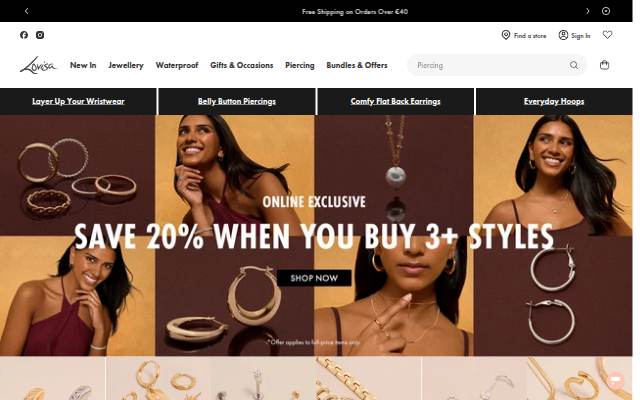 Lovisa storefront