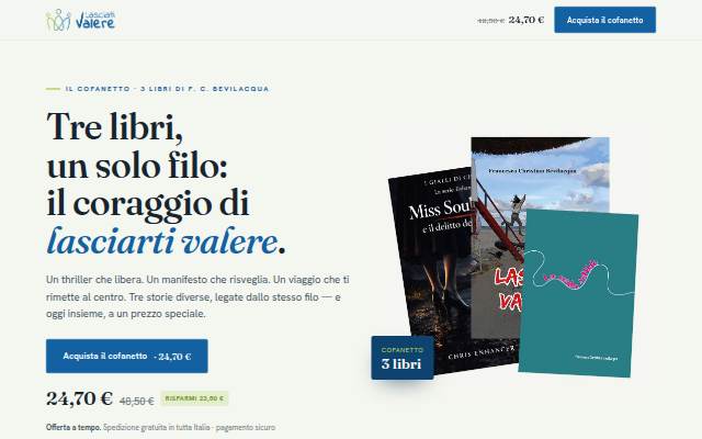 Il Cofanetto — Miss Soulblack · Lasciati Valere · La Corda Sottile storefront