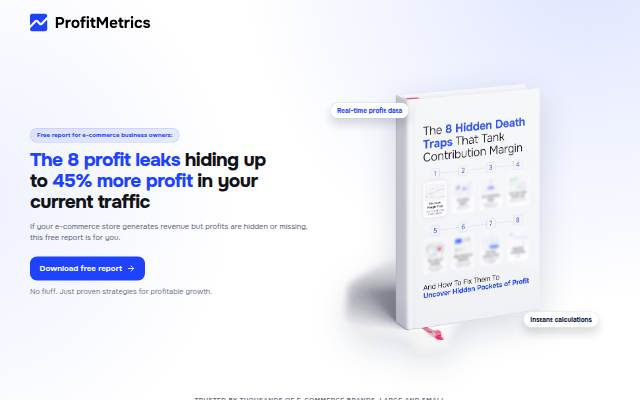 ProfitMetrics storefront