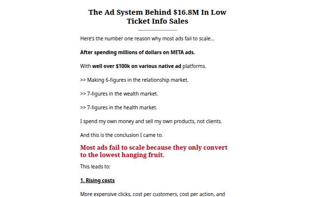 Super Advertiser System storefront