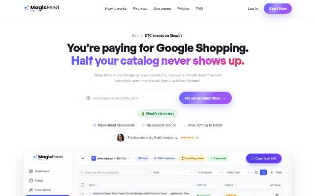 MagicFeedPro storefront