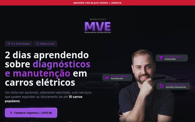 Startseite von MVE — Workshop de Manutenção de Veículos Elétricos