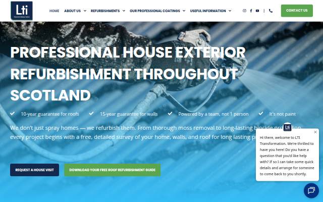 LTI Transformations storefront