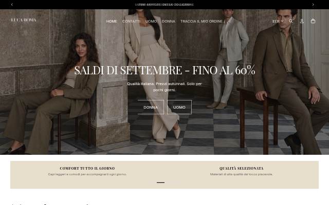 Luca Roma storefront