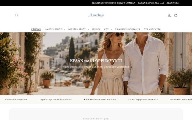 Montra da Lucchesi Boutique