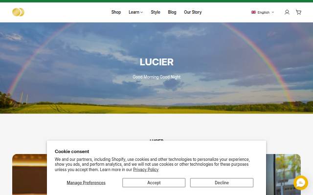 LUCIER storefront