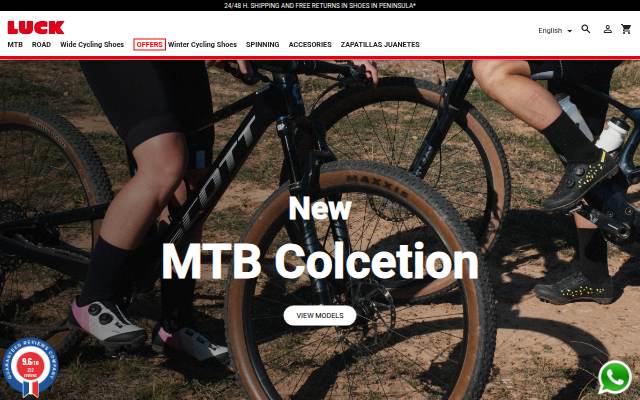 Startseite von luck-bike.es