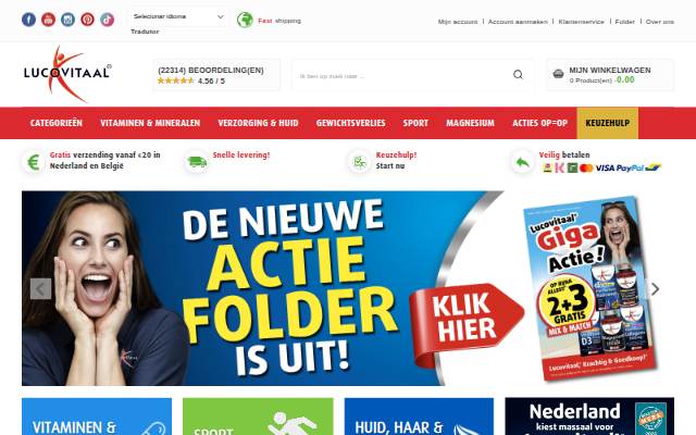 Startseite von Lucovitaal.nl