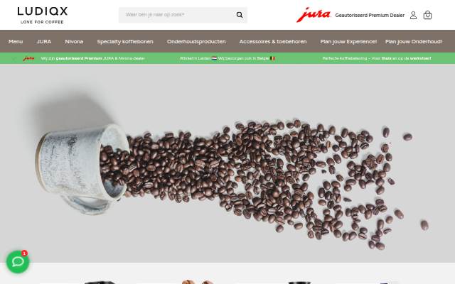 LUDIQX - Love for Coffee storefront