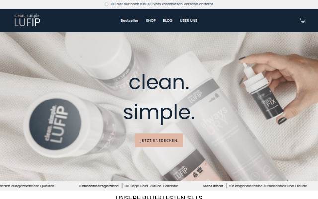 LUFIP GmbH storefront