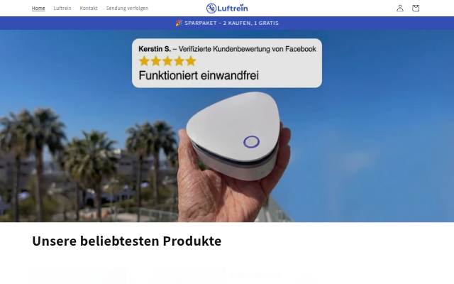 Luftrein storefront