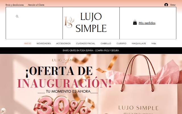 Lujo Simple storefront
