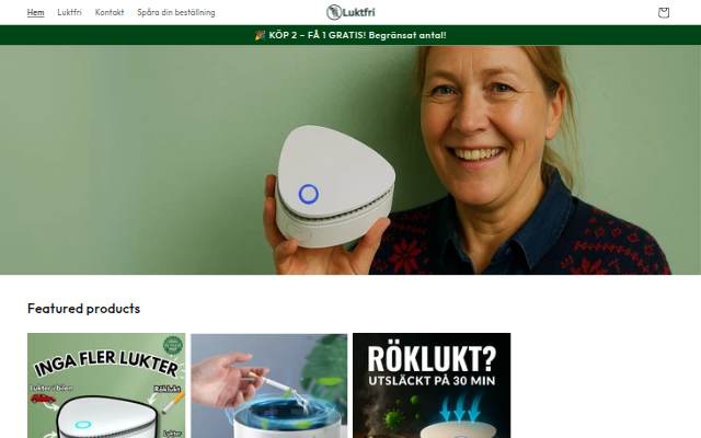 Luktfri storefront