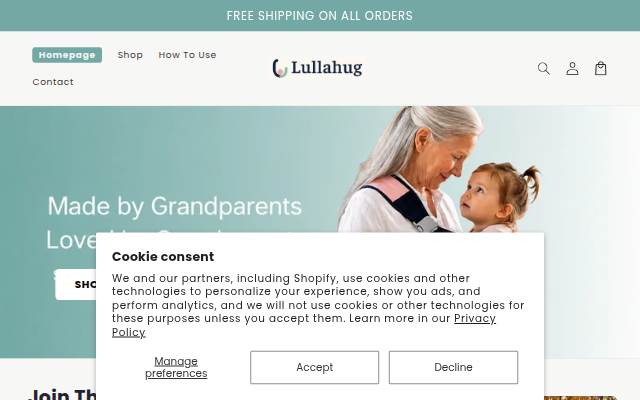 Startseite von Lullahug