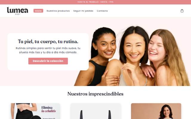 Lumea Body storefront